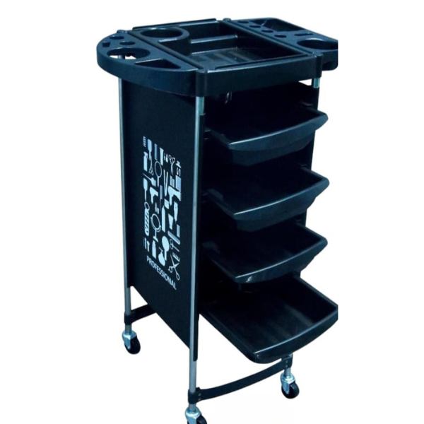 Salon Trolley with Pull-Out Drawers