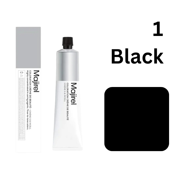 L’Oreal Professional Paris Majirel Hair Color Tube – Natural Black (1 No.)