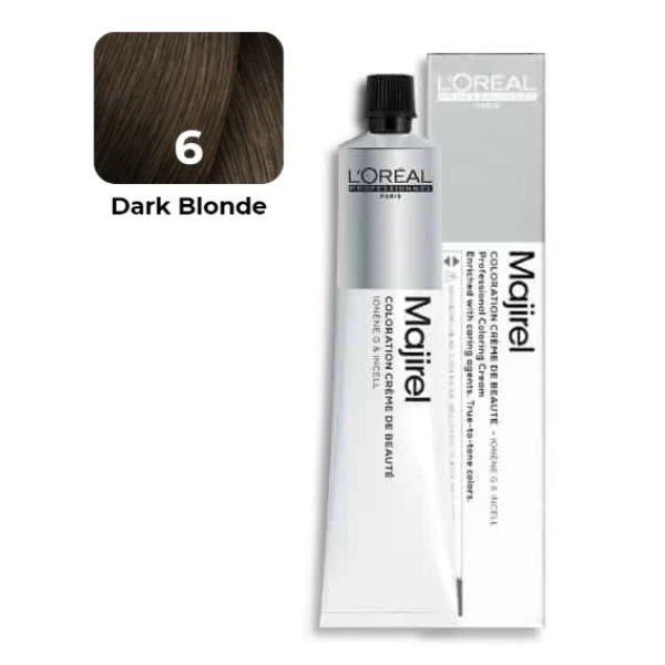 L’Oreal Professional Paris Majirel Hair Color Tube – Dark Blonde (6 No.)