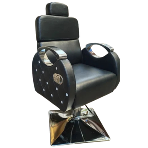 Hydraulic Salon Styling Chair with Tufted Sides