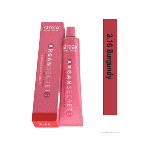 Streax Professional Argan Secrets Hair Colourant Cream Tube - 3.16 Burgundy