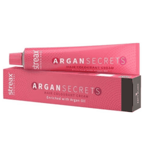 Streax Professional Argan Secrets Hair Colourant Cream Tube, 60g, No. 2 Soft Black