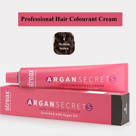 Streax Professional Argan Secrets Hair Colourant Cream – 4