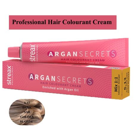 Streax Professional Argan Secrets Hair Colourant Cream – 6.13