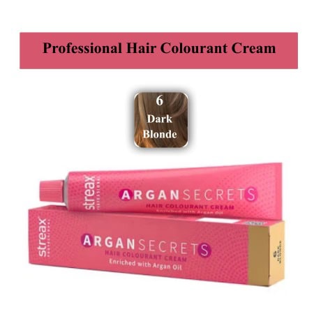 Streax Professional Argan Secrets Hair Colourant Cream – 6