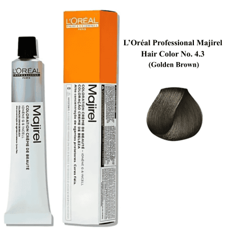 Loreal Professional Majirel Hair Color No. 4.3(Golden Brown)