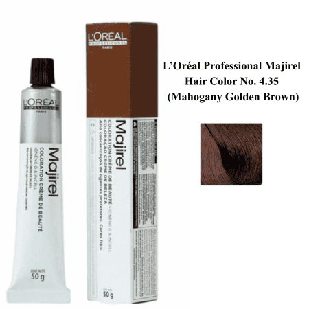 Loreal Professional Majirel Hair Color No. 4.35(Mahogany Golden Brown)