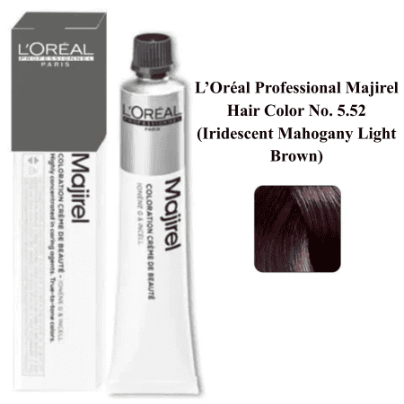 Loreal Professional Majirel Hair Color No. 5.52(Iridescent Mahogany Light Brown)