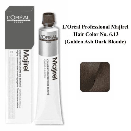 Loreal Professional Majirel Hair Color No. 6.13(Golden Ash Dark Blonde)