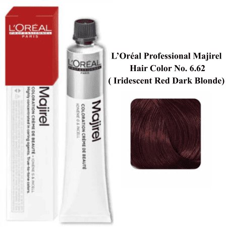Loreal Professional Majirel Hair Color No. 6.62(Iridescent Red Dark Blonde)