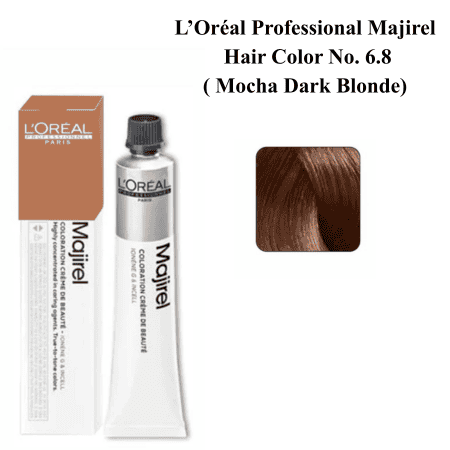Loreal Professional Majirel Hair Color No.6.8(Mocha Dark Blonde)