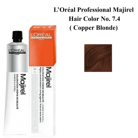 Loreal Professional Majirel Hair Color No.7.4(Copper Blonde)
