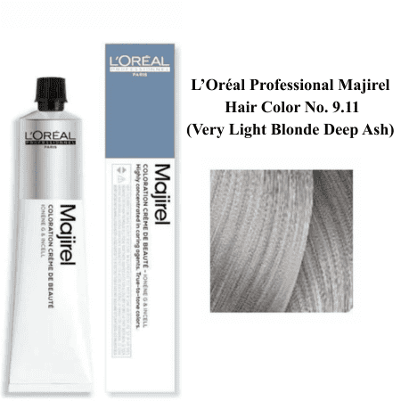 Loreal Professional Majirel Hair Color No.9.11(Very Light Blonde Deep Ash)
