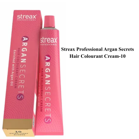 Streax Professional Argan Secrets Hair Colourant Cream-10