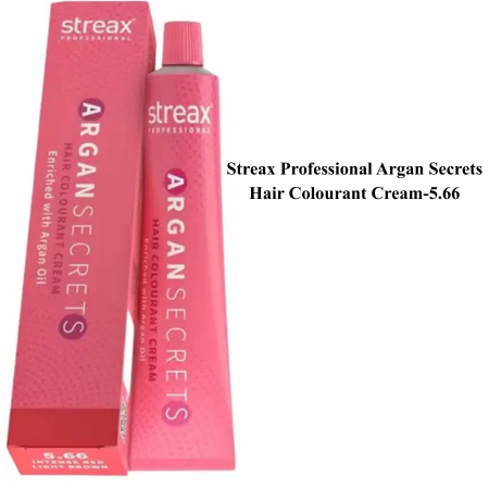 Streax Professional Argan Secrets Hair Colourant Cream-5.66