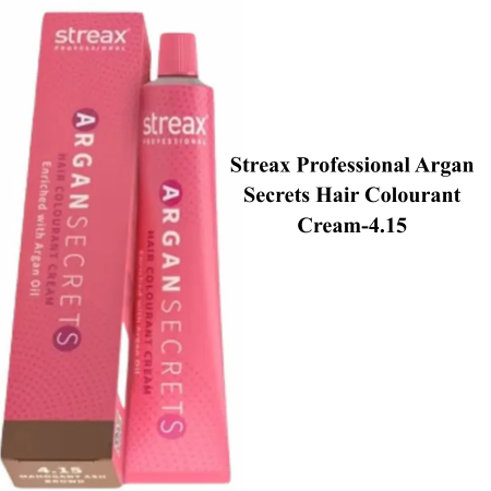 Streax Professional Argan Secrets Hair Colourant Cream-4.15