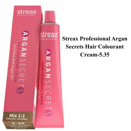 Streax Professional Argan Secrets Hair Colourant Cream-5.35