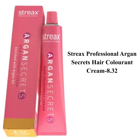Streax Professional Argan Secrets Hair Colourant Cream-8.32