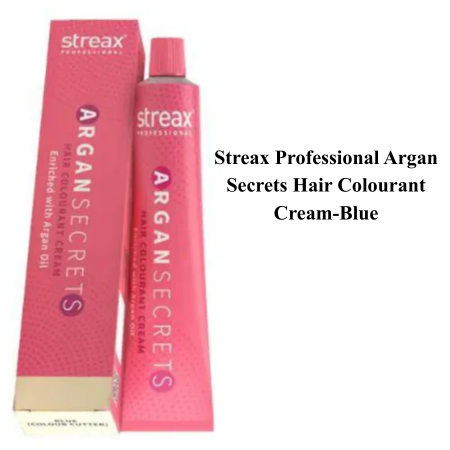 Streax Professional Argan Secrets Hair Colourant Cream-Blue
