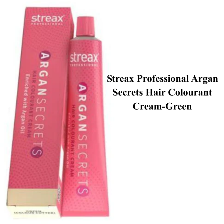 Streax Professional Argan Secrets Hair Colourant Cream-Green