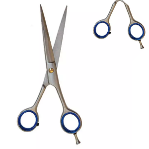 DANIAL 6.5" inches Stainless Steel Scissors(Blue & Silver)