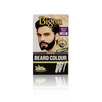 Bigen Mens Beard Colour Natural Black