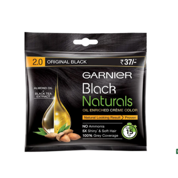 Garnier black naturals 1.0(pouch 20g+20ml)
